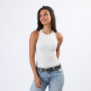 Cinturón Triangulos Negro Humana