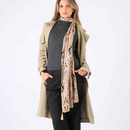 Pañuelo Estampado Lukas Black Tatienne