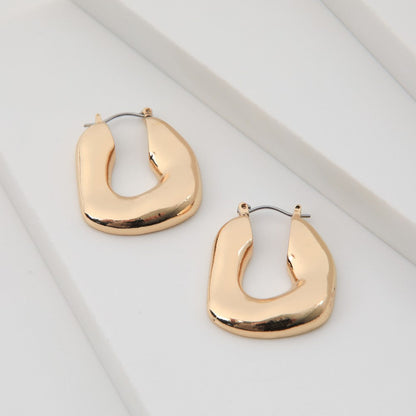 Aros Argollas Danae Dorado Humana