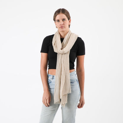 Pañuelo Liso Fátima Beige Tatienne