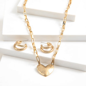 Set De Collar Fiona Plateado Humana