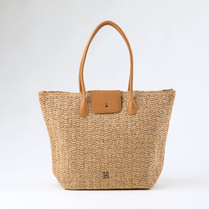 Cartera De Playa Marbella Beige Humana