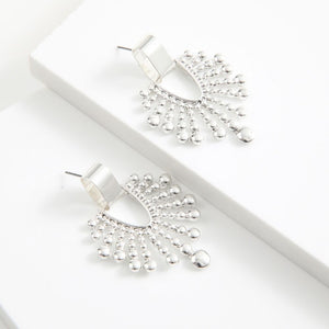 Aros Largo Mili Plateado I-D