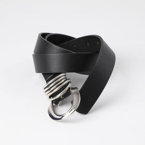 Cinturón Ecocuero Rings Negro Humana