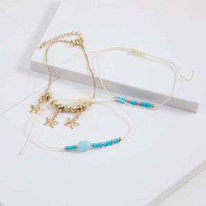 Set Tobilleras Béjar Celeste Humana