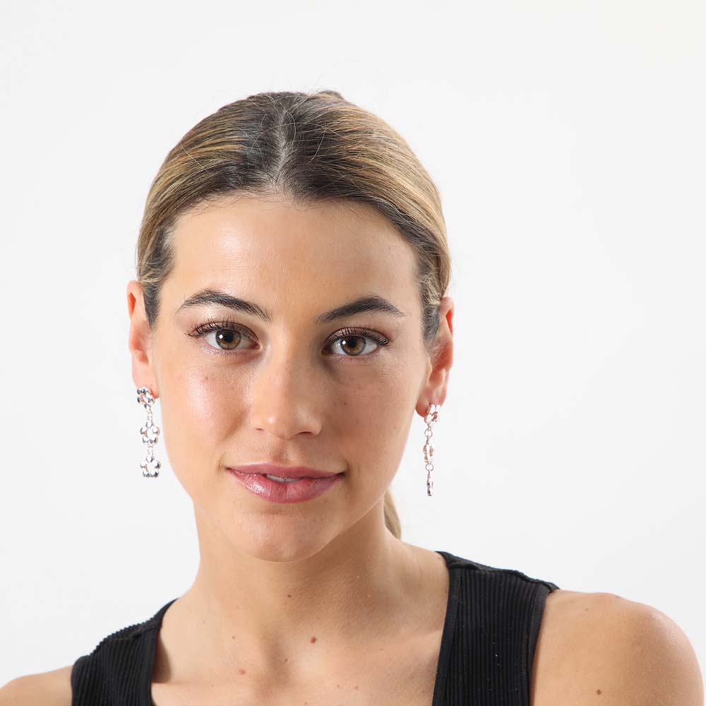 Aros Largo Dawn Plateado i-D