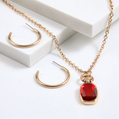 Set De Collar Cindera Dorado Humana