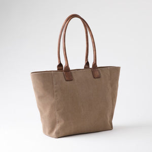 Cartera Tote Delta Canvas Café Humana