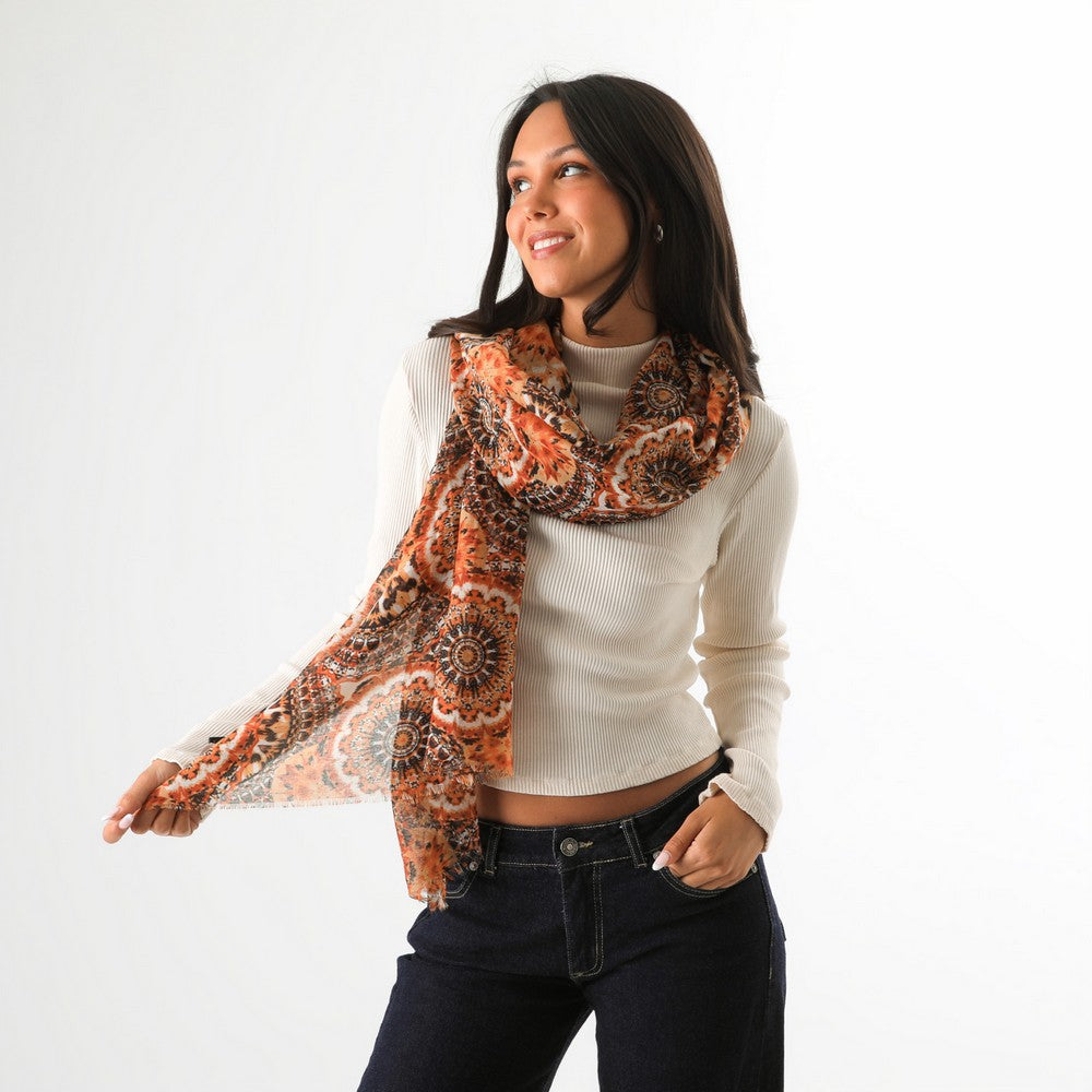 Pañuelo Estampado Iván Plateado Humana