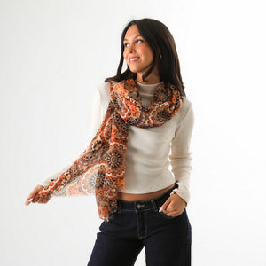 Pañuelo Estampado Iván Plateado Humana