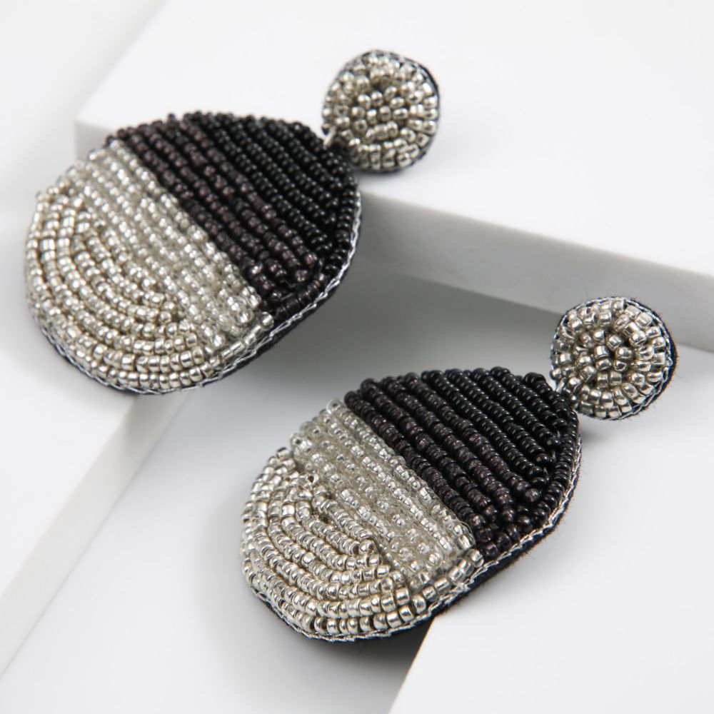 Aros Largo Nápoles Plateado Tatienne