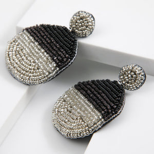 Aros Largo Nápoles Plateado Tatienne