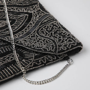 Clutch Tropez Plateado Humana