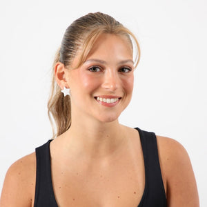 Aros Pegado Palma Plateado Humana