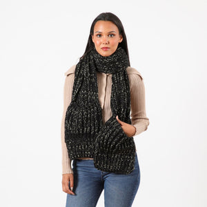 Bufanda  Mia Negro Tatienne