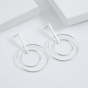 Aros Largo Rolling Plateado i-D