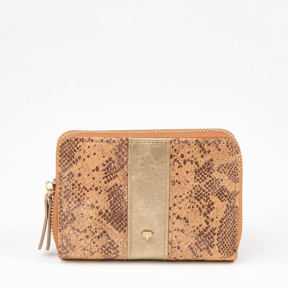Billetera Mediana Saturno Beige I-D