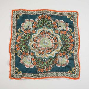 Bandana Estampada César Seda Multi Humana