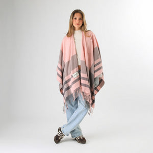 Poncho Gisa Pastel Humana