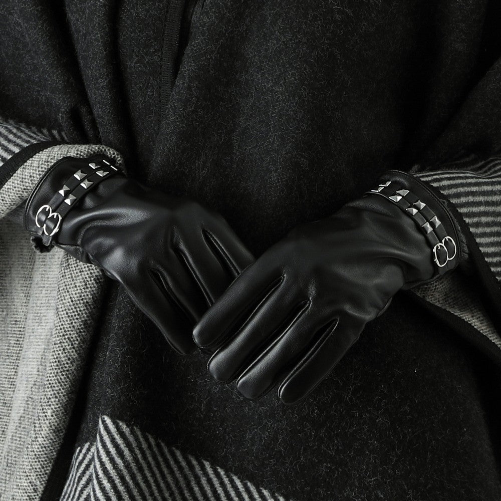 Guante Cuero Raul Black Humana