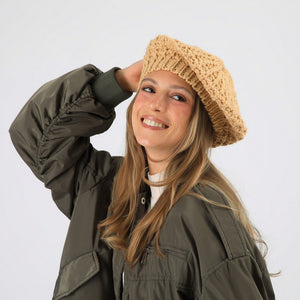 Gorro Boina Cadiz Beige I-D