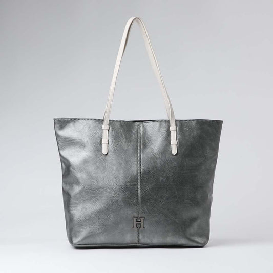 Cartera Hombro Margaret Plateada Humana