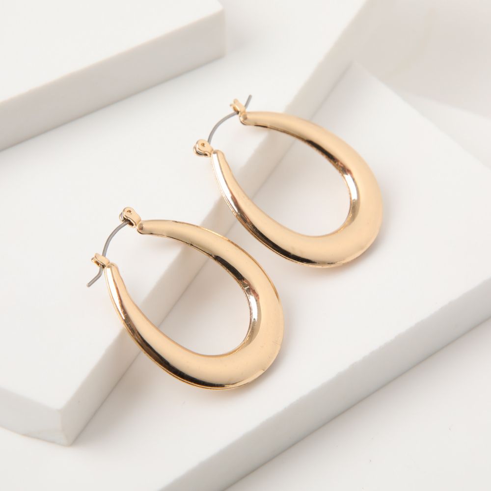 Aros Argolla Punchy Paisley 22 Dorado i-D