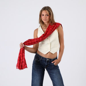 Pañuelo Estampado Arón Rojo Humana
