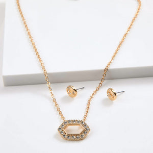 Set De Collar Viví Dorado I-D
