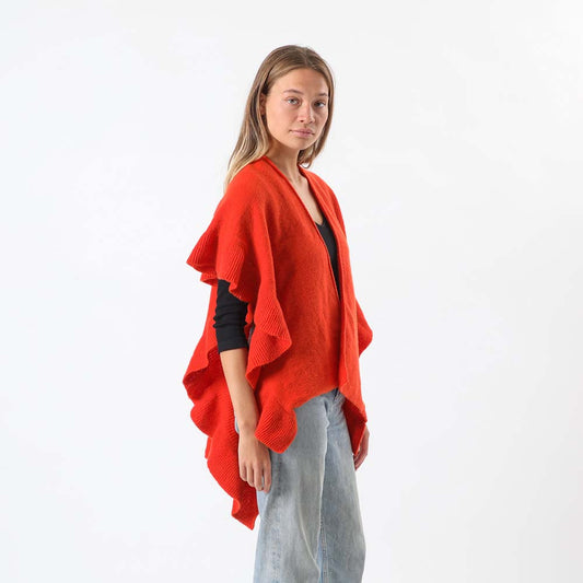 Poncho Vuelos Naranjo Tatienne