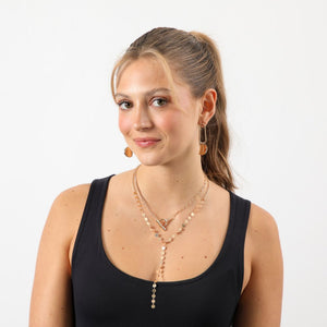 Aros Largo Punchy Paisley 9 Dorado i-D