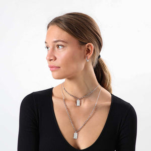 Aros Argolla Space Plateado Humana