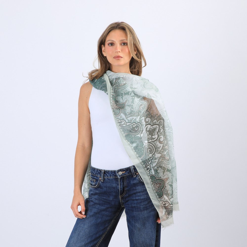 Pañuelo Estampado Abedul Green I-D