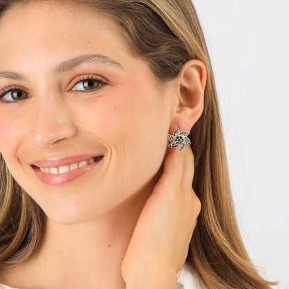 Aros Clip Uxia Plateado Tatienne