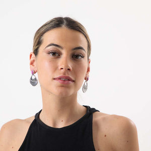 Aros Mediano Rusco Rosado Humana