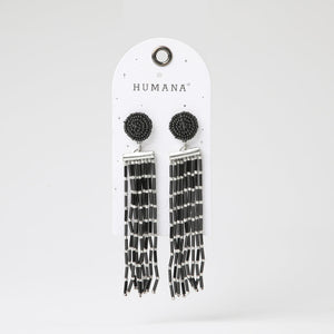 Aros Largo Valencia Negro Humana