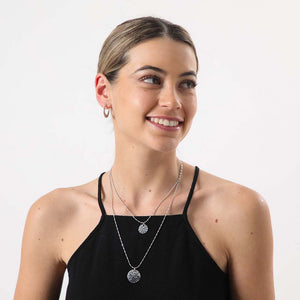 Set Collar Riaza Plateados Tatienne