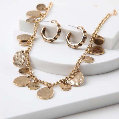 Set Collar Maia Dorado Humana