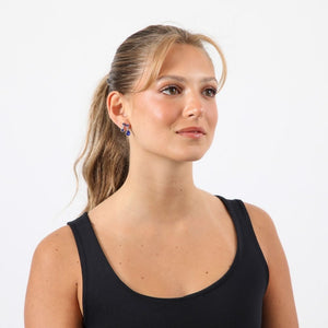 Aros Mediano Storm Plateado Humana