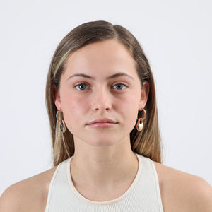 Aros Argolla Mol Dorado Humana