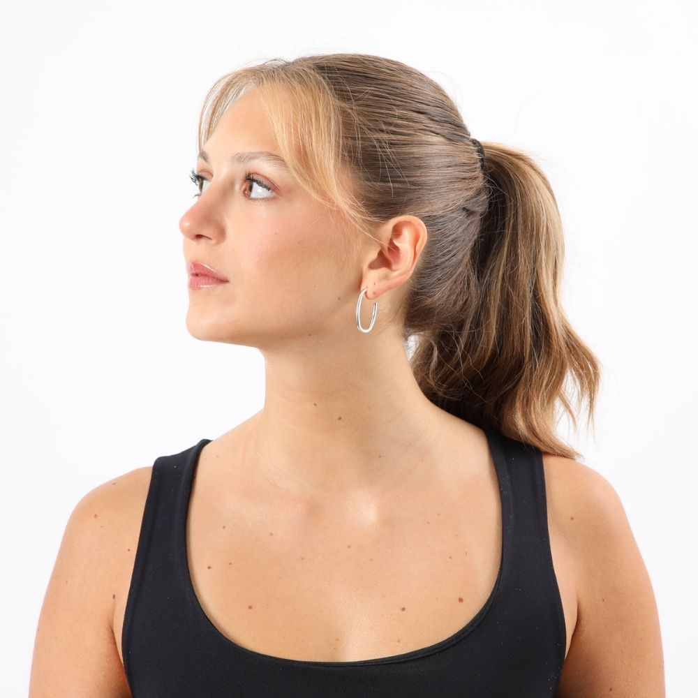 Aros Argolla Genesis Plateado Studio Humana