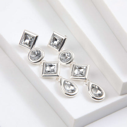 Aros Largos Sonia Plateado I-D