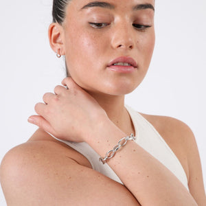 Pulsera Bruma Plateado ID