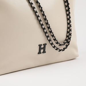 Cartera Tote Catia Beige Humana