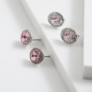 Set de 2 aros Salomé Plateado ID