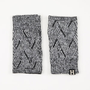 Guante  Lana Jazmín Negro Humana