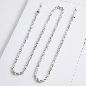 Strap Cadena Trenzada Plateado Humana