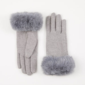 Guante  Lana Halah Gris Humana