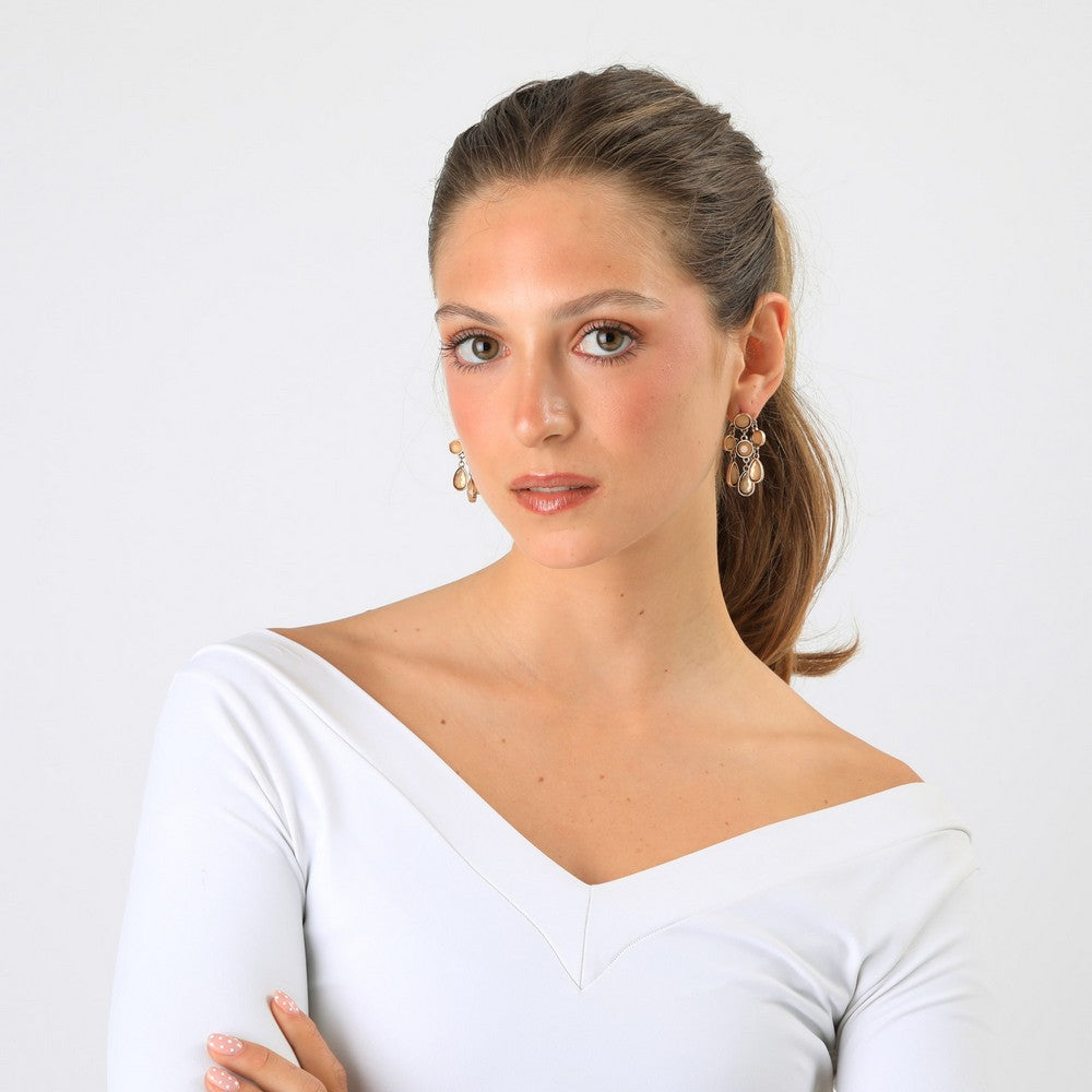 Aros Medianos Asha Dorado Humana