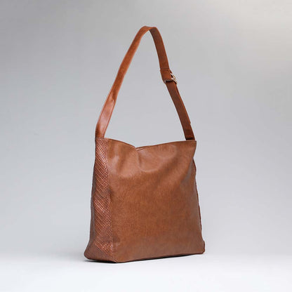 Cartera Hombro Café Warm i-D